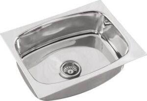 Single Bowl 21x18 Steel Sink