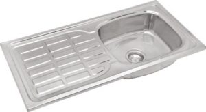 Single Bowl With Drain Board Sink