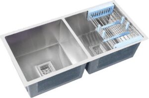 Hand Made Double Bowl Steel Sink